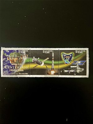 Série de Selos do Brasil - Agencia Espacial Brasileira - 2006 - Mint - ref.2042