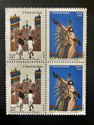 Série de Selos do Brasil - Festa do Senhor Bom Jesus de Bomfim - 2022 - Mint - ref.2044