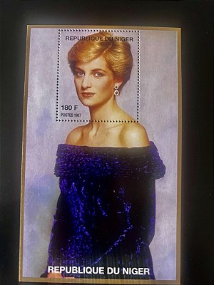 Bloco de Selos da Republique du Niger - Princesa Diana - ref.2045