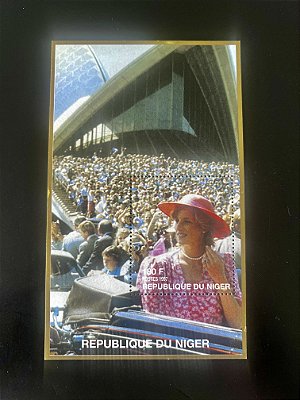 Bloco de Selos da Republique du Niger - Princesa Diana - ref.2049