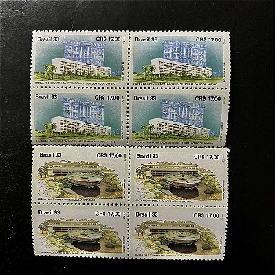 Quadras de Selos Comemorativos do Brasil -Escolas de Engenharia do Brasil - 1993 - Mint - ref.2223
