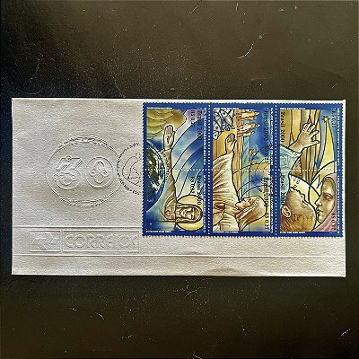 Envelope Comemorativo com Carimbo e Selo - Natal - 2000 Anos do Nascimento de Jesus Cristo - 2000 - EPD125 - ref.2578