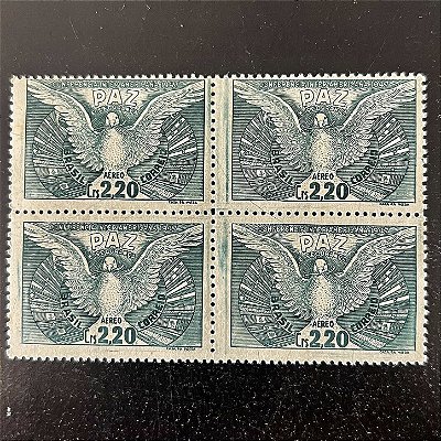 Quadra de Selos Comemorativos do Brasil - Conferencia Interamericana para Manutenção da Paz e Segurança - 1947 - Novos - ref.2801