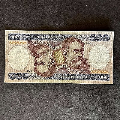 Cédula do Brasil - 500 Cruzeiros - Dedodoro da Fonseca - FE - ref.3028