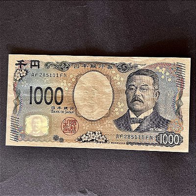 Cédula Estrangeira - Bank of Japan - 1.000 Ienes - 2004 - Soseki -Sob - ref.3047