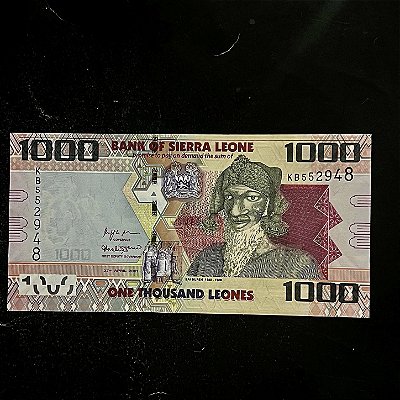 Cédula Estrangeira - 1.000 Leones - Bank of Sierra Leone - FE - ref.3048