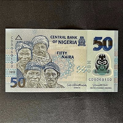 Cédula Estrangeira - Central Bank of Nigeria - Fifty Naira - Polimero FE - ref.3059