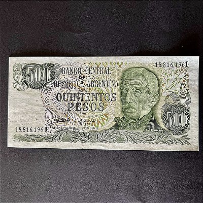 Cédula Estrangeira - Banco Central de La Republica Argentina - 500 Pesos - FE - ref.3059