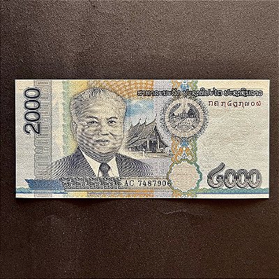Cédula Estrangeira - 2.000 Kip do Laos - FE - ref.3060