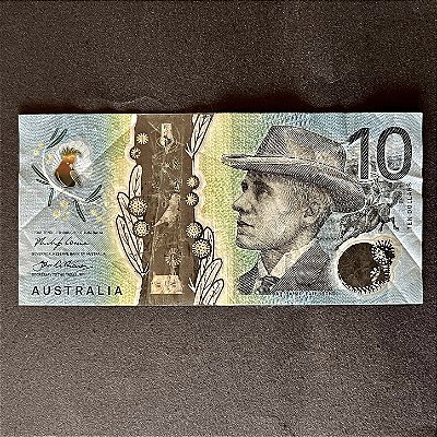 Cédula Estrangeira - 10 Dolares da Australia - Polimero - Mbc - ref.3074