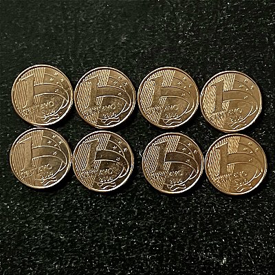 06 Moedas do Brasil - 1 Centavos - 2004 - FC - Aço com Cobre - ref.3219