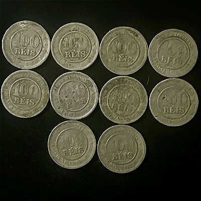 10 Moedas do Brasil - 100 Réis - Mbc - ref.3320