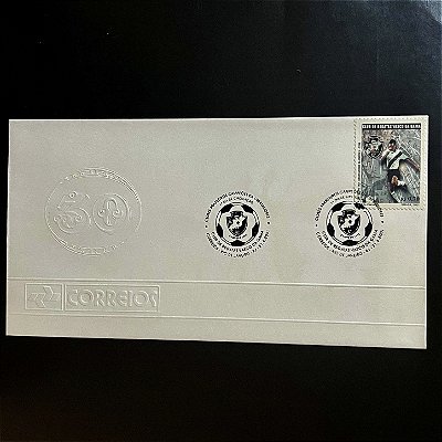Envelope Comemorativo com Carimbo e Selo - Campeões da Libertadores - Vasco da Gama - 2001 - EPD144 - ref.3292