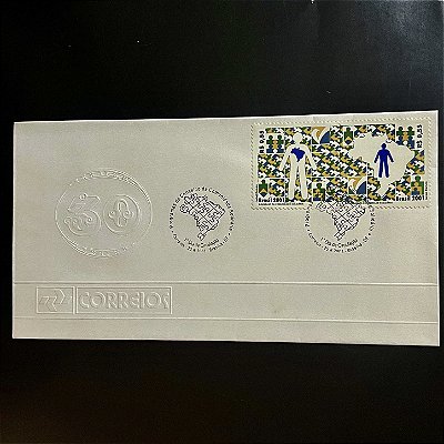 Envelope Comemorativo com Carimbo e Selo - Programas do Conselho da Comunidade Solidaria - 2001 - EPD145 - ref.3293