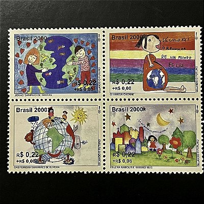 Série de Selos do Brasil - Selando o Futuro - 2000 - Mint - ref.3355