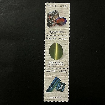 Série de Selos do Brasil - Pedras Brasileiras - 1998 - Mint - ref.3370