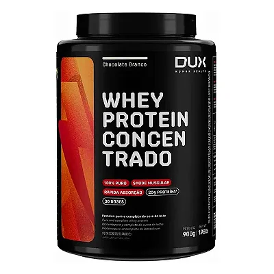WHEY PROTEIN CONCENTRADO - POTE 900G - MORANGO