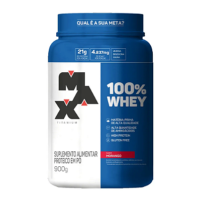 100% Whey Protein 900g POTE - MORANGO