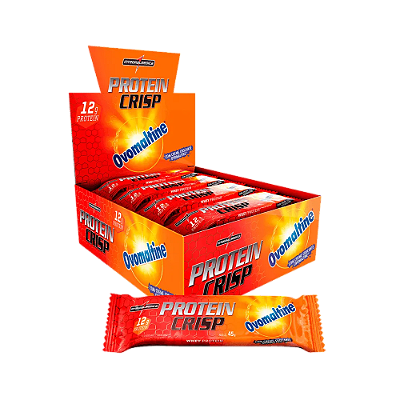 Crisp Protein CAIXA 12unx45g - OVOMALTINE