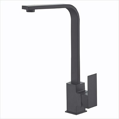 Torneira Acqua Metais 4017 Preta Para Cozinha Monocomando