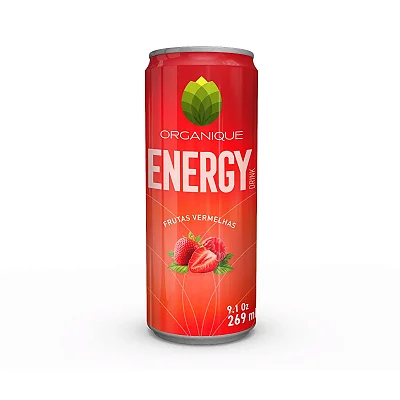 Organique Energy Frutas Vermelhas 269 mL
