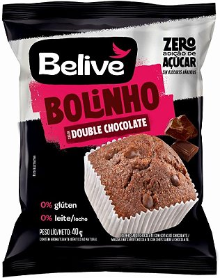 Bolinho de Chocolate Sem Açúcar Sem Glúten Sem Leite Belive