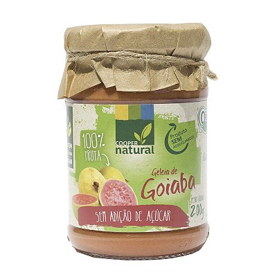Geleia de Goiaba Orgânica 180gr - Sem adição de açúcar