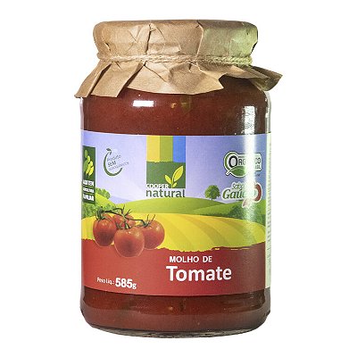 Molho de Tomate Orgânica  585gr