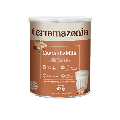 Leite de Castanha em Pó Terramazonia 300g
