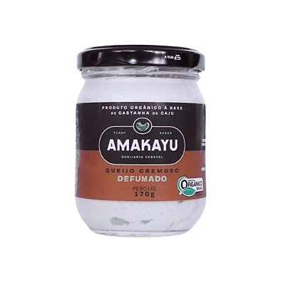 Queijo Vegano Orgânico Cremoso Defumado Amakayu 170g