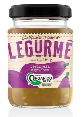 Antepasto Orgânico de  Berinjela Agridoce Legurmê 165g