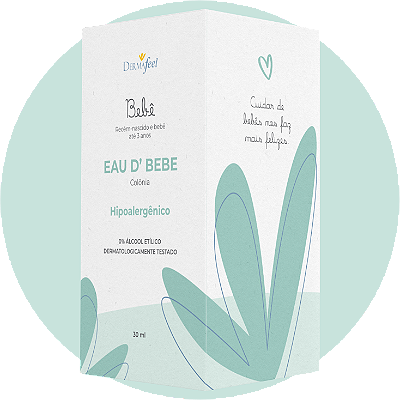 Colônia Eau D’ Bebe Dermafeel 30ml