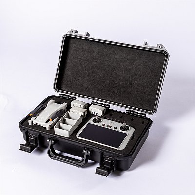Case Rígida para Drone DJI Mini 3 - Fly More Combo Rádio com Tela | Maleta Rígida de Alta Proteção