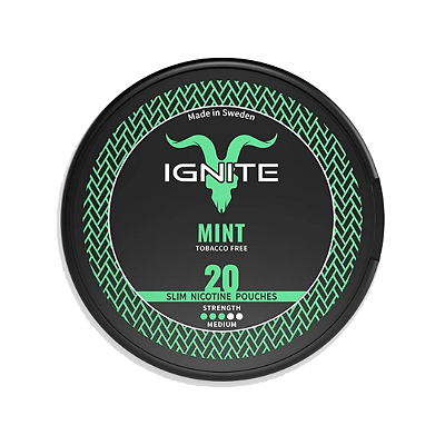 IGNITE Mint 12mg – Pouches de Nicotina Medium com Sabor Refrescante