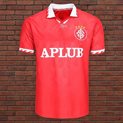Camiseta Internacional 1996 Vermelha Curta