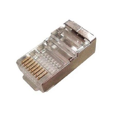 PLUG RJ45 - CAT6 - 8X8 - BLINDADO