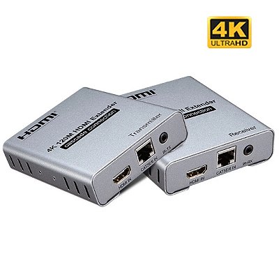 Extensor HDMI 120mt 4K com conexão em cascata