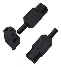 PLUGUE FÊMEA IEC320 C13 - 10A - 250V 2P+T