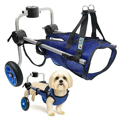 Cadeira de Rodas para Cães Pequenos – Ajustável