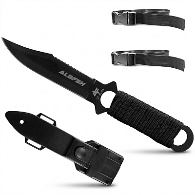 Faca de Mergulho e Pesca em Aço Inox - Albatroz QSM20A