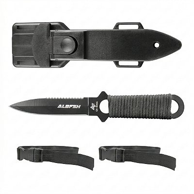 Faca de Mergulho e Pesca em Aço Inox - Albatroz QSM20A