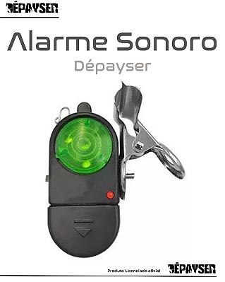 Alarme Sonoro C/ Led Para Varas De Pesca C/ Baterias Inclusa