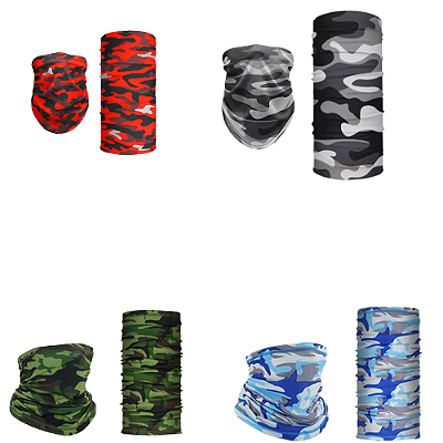 Bandana Tubular Pesca Ciclismo Pedal Moto Proteção Uv 50+