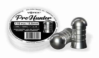 Chumbinhos 5.5mm Votex para Espingarda De Pressão/ Carabina
