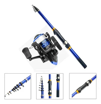 Kit de Pesca Ultra Light com Vara de 1,80m e Molinete com Linha
