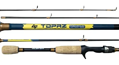 Vara Para Carretilha Albatroz Topaz 1,50m - 6-12lb - 2 Partes