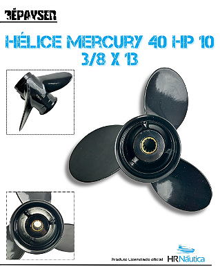 Hélice Mercury 40 Hp 10 3/8 X 13 - Medida Original