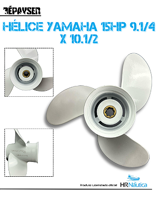 Hélice para Motor de Popa Yamaha 15hp 9.1/4 X 10.1/2