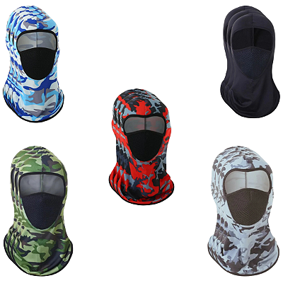 Kit 3 Bandanas Mascara De Pesca Balaclava Respirador Proteção