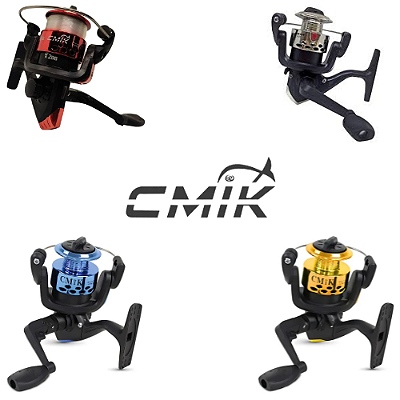 Molinete Cmik HT-200 Pesca Esportiva com linha incluso